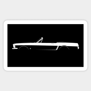 Ford Mustang Convertible (1964) Silhouette Sticker